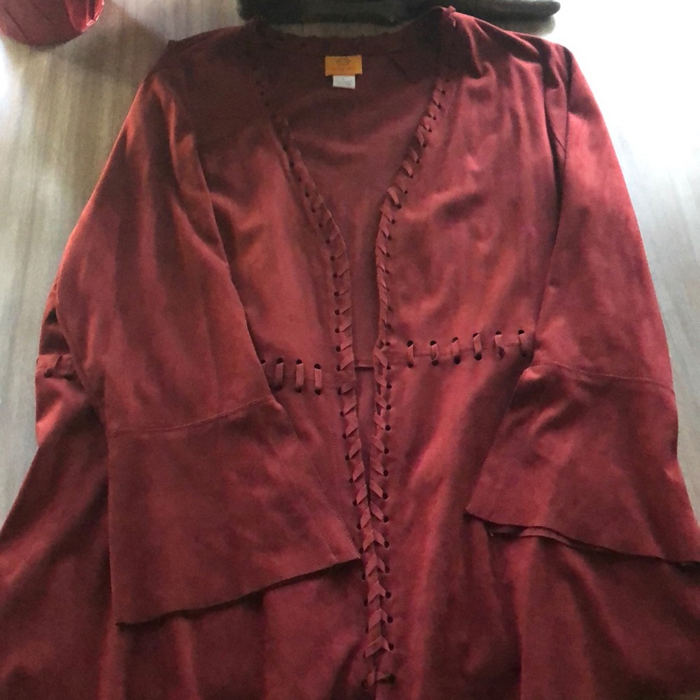 Faux Suede lightweight Jacket